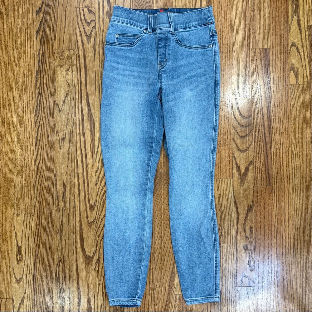 SPANX Light Blue Straight Leg Women's Jeans (XS)